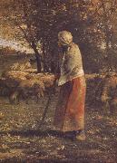 Jean Francois Millet Shepherdess oil painting reproduction